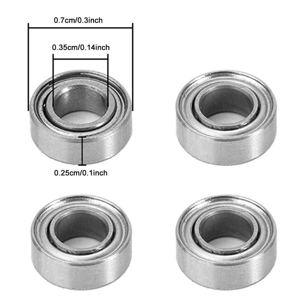 22 Pcs Steel Sealed Bearing Kit for TRX4-M Bronco Defender 1/18 RC Crawler