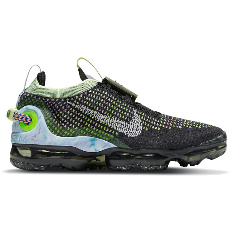 New Nike Air VaporMax 2020 Flyknit Black Barely Volt Women's CT1933-001