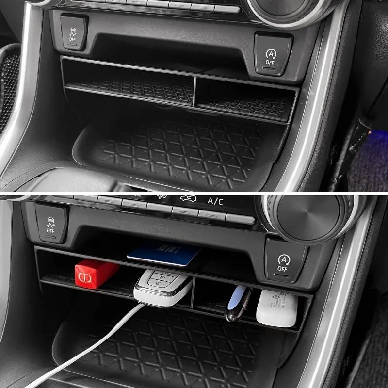 Car Center Console Storage Box Organizer For Toyota RAV4 2025 2025 2025 2020 Large Slots Console Organizer Tray Secondary Hold
