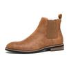 New Winter Fashion Chelsea Ankle Boots Men's Pointed Suede Leather Casual Shoes Luxury Designer High Tops Zapatos Hombre