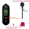 Protable EV Charger Type 2 16A 11KW Protable 3Phase EV Mobile Charger Fast Charging 5PIN CEE plug IEC 62196-2 EV Charger