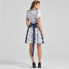 2025 Euro-American Beer Fest Women's Lace Maid Dress Set, Color Block, Plus Size Skirt