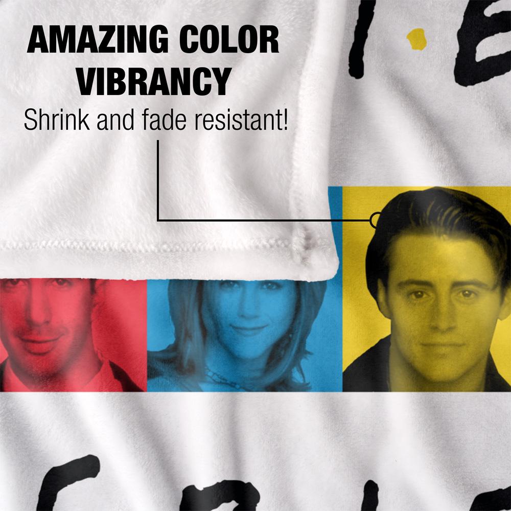 Friends Characters Blanket