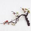 Peach and Plum Blossom Artificial Winter Bouquet for Indoor Decoration