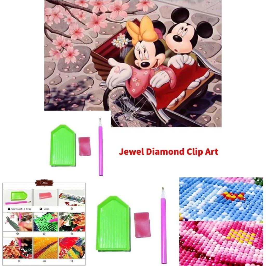 Simplistic A4 Diamond Painting Tool Set Plastic Light Board Copy Table Point Drill Pen Clay Kit