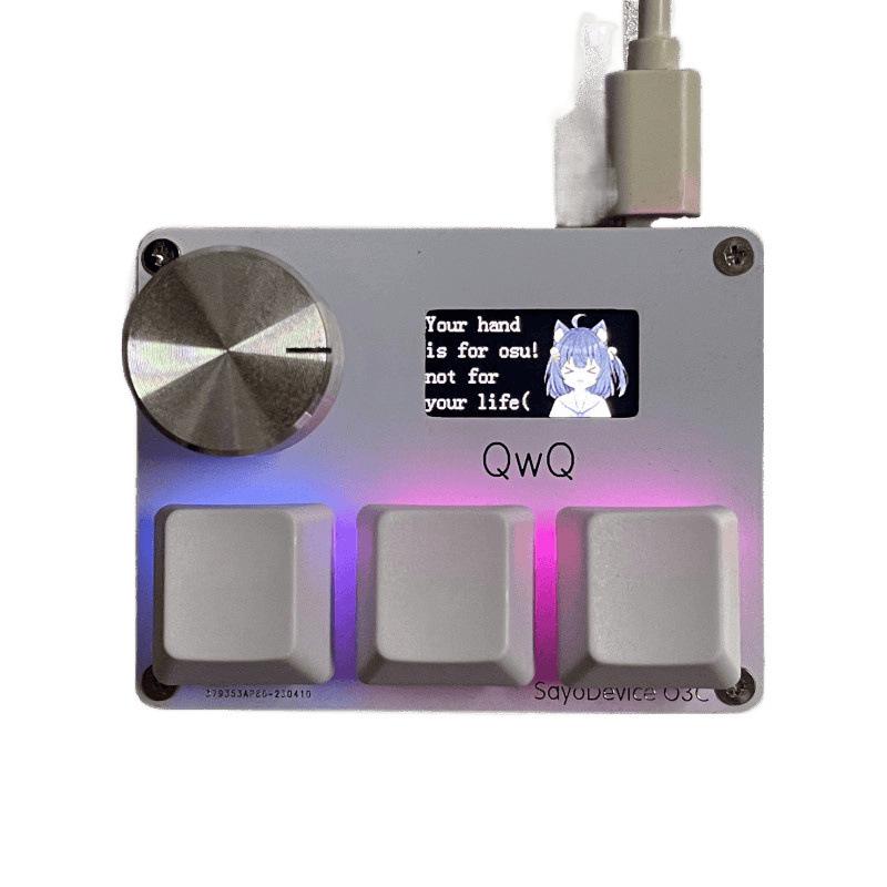 Customizable Magnetic Axis Gaming Keyboard with Knob