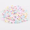 DIY Kids' Educational Alphabet & Number Beads - Acrylic Jewelry Making Kit