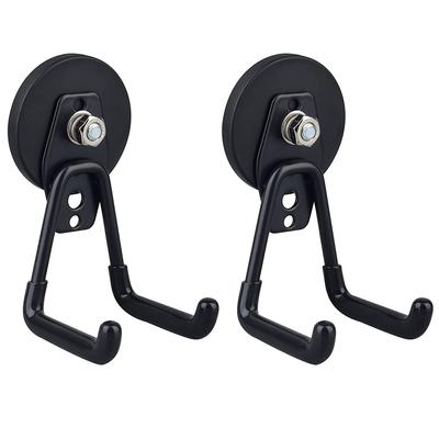 Crochets magnétiques de rangement pour Garage, 2 pièces, solides, pour suspension intérieure et extérieure