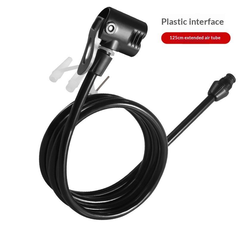 Universal Bicycle Air Pump Extension Tube Pump Bicycle Hose Air Pump Connector Bike Air Pump Tire Inflator Nozzles Accessories