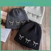 Knitted Hat For Women With Warmth And Bow Decoration Design For Fall Winter Fashion