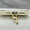 1pc Cute Cartoon Cat/Alloy/Hanging Ornament/Mobile Phone Dust Plug/Suitable for IPhone/Type-C Port/Festival Gift/Couple Gift