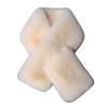 Imitation Rex Rabbit Fur Cross-Style Neck Warmer Scarf - Short, Thickened, Versatile Winter Collar