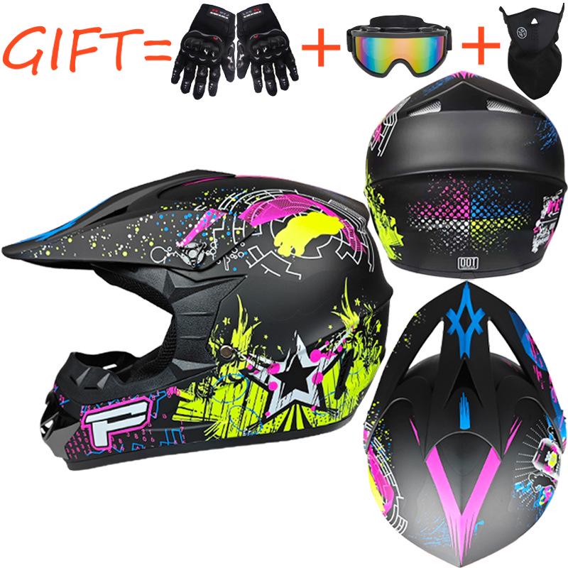 Unisex Four-Season Helmet Set: Off-Road Karting, Beach Car, Mountain Biking, Downhill