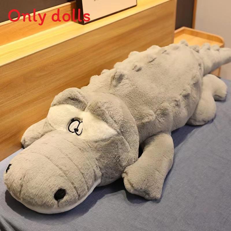 Plush Crocodile Pillow Large Animal Toy With Pp Cotton Filling For Kids And Collectors