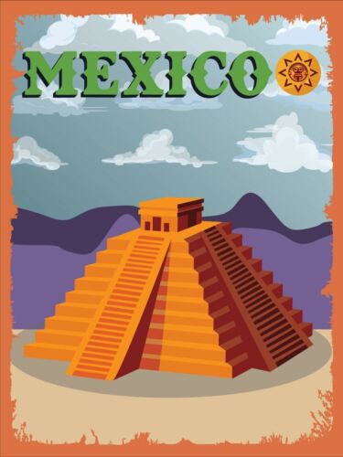 Mexico Vintage Retro Metal SignAluminum 20x30cm(7.8x11.8inch)