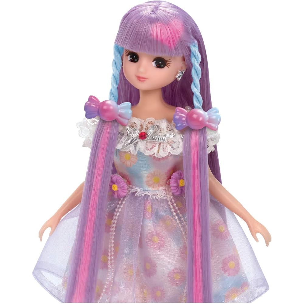 TAKARA TOMY Licca-chan Doll Colorful Change Dress-Up Toy for Kids Age 3 and Up Safe Certified