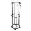 Ball Storage Basket with Wheels Silent Universal Casters Storage Rack Multi Sport Ball Holder For Home Gym School