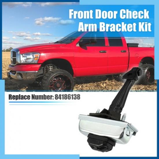 Pack (1) Front Left Right Door Check Strap Bracket Kit For Chevrolet Silverado