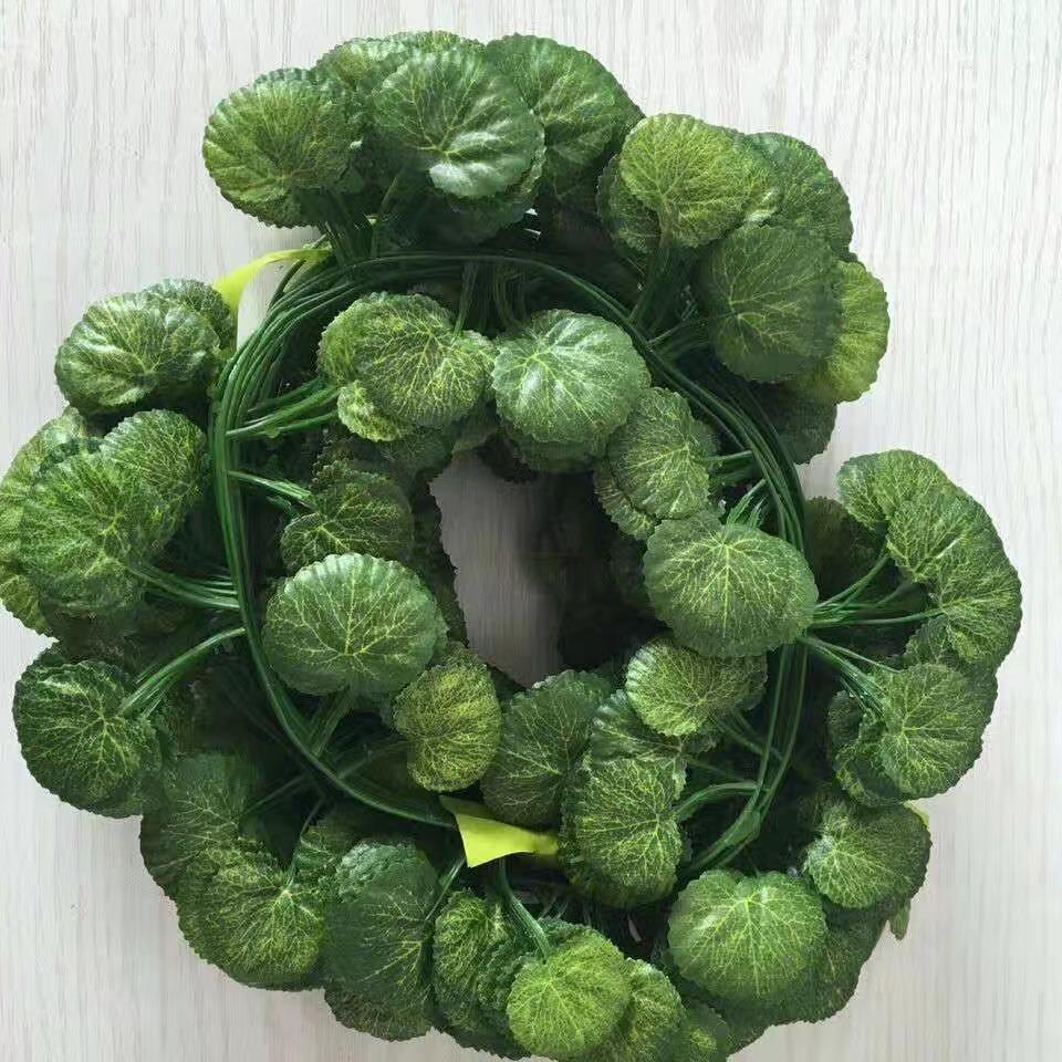 Artificial Rattan Leaves and Ivy Vine Decoration