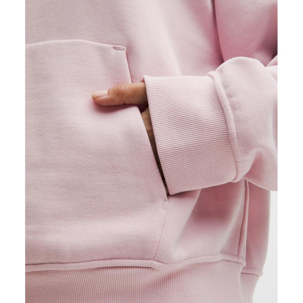 Lululemon Women S Steady State overSized Hoodie Porcelain Pink