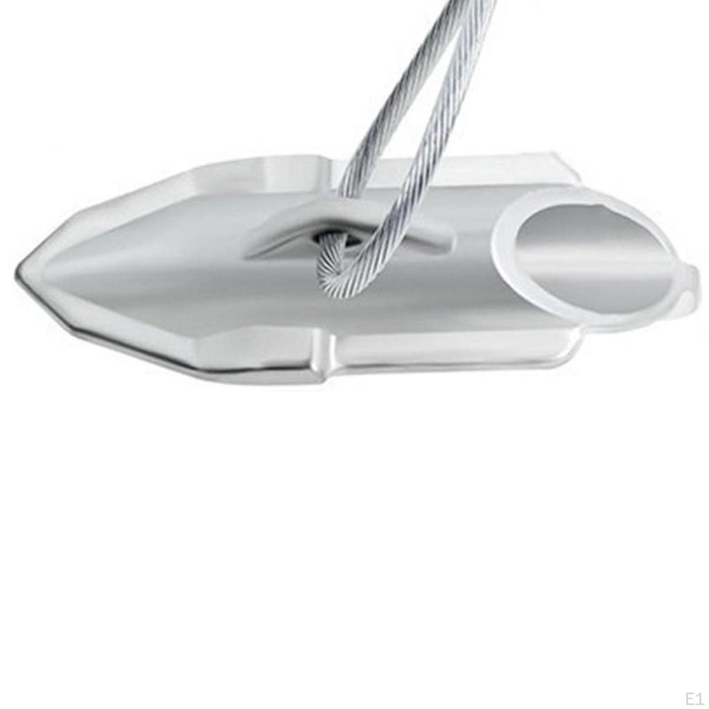 6x Ground Anchors 30.71'' Long Multipurpose Heavy Duty Easy Hook Anchor for Fence Carports Fixing