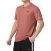 Under Armour American Vintage Logo Print Comfortable Breathable Short Sleeve T-Shirt Men Tops Pink 1370951-604