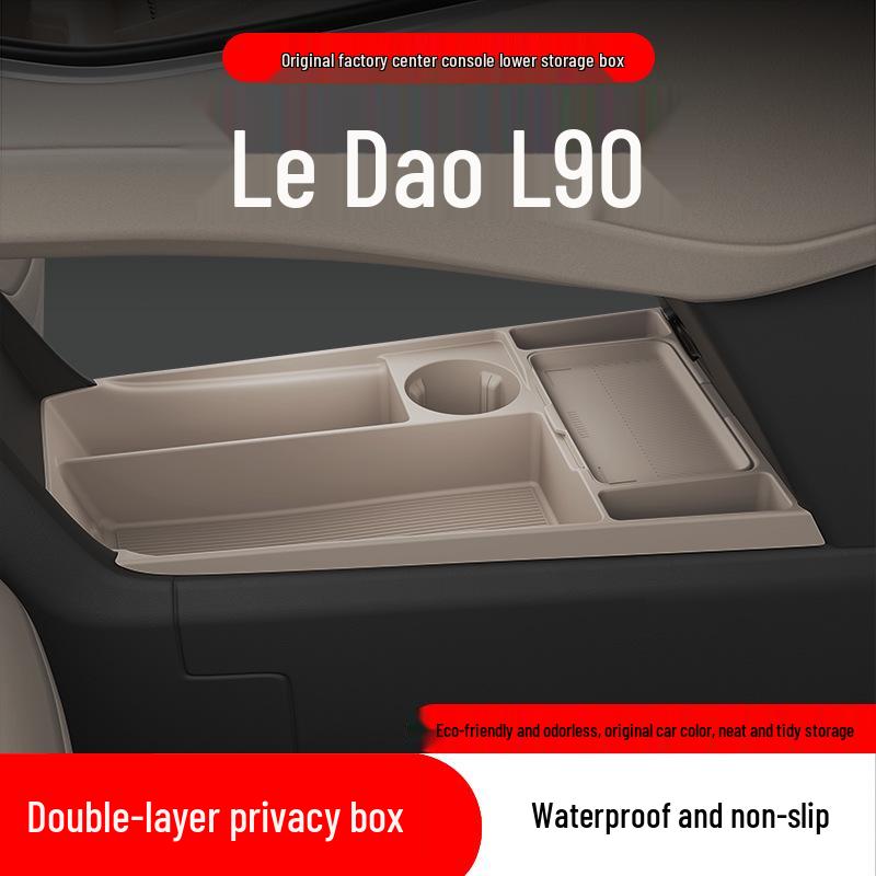 L90 Center Console Lower Silicone Storage Box - Glasses & Accessories Holder