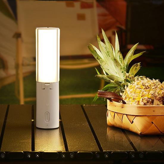 Folding Camping Light 3 Modes Brightness Adjustable Waterproof USB Rechargeable Super Bright Outdoor Hiking Tent Hanging Lamp Emergency Lantern