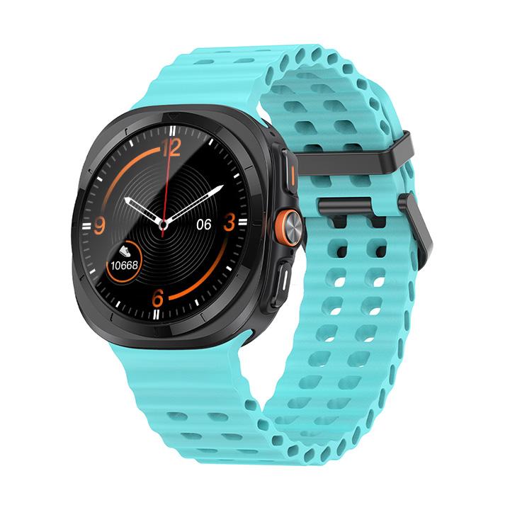 Silicone Breathable Strap For Samsung Galaxy Watch Ultra 47mm Marine Wristband Bracelet Galaxy Watch Ultra(2025) 47mm  Watchband
