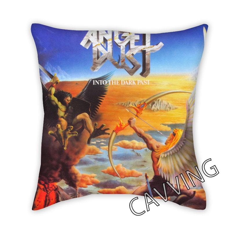 

Angel Dust Band 3D-печатный полиэстер Декоративные наволочки Бросить Подушка Крышка Квадратная молния Наволочки Вентиляторы Подарки