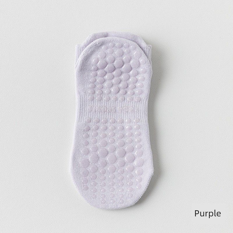 

Yoga Socks Women s Spring and Summer Thin Mesh Silicone Professional Sports Socks Running Skipping Rope Pilates 2 pairs of light purple