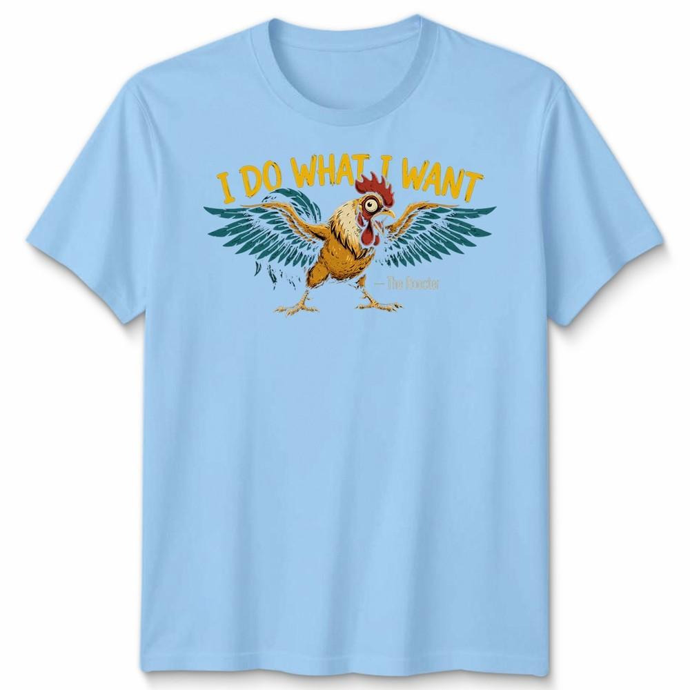 Funky Rooster Farm Unisex T Shirt Animals Chicken Tee Unisexs Unisexs Top S