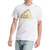Adidas T Shirts Men's White Crew Neck Moderate Straight Fit II3466