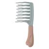 Double-row Wavy Teeth Curling Comb Handle Scalp Massage Comb Fluffy Comb Anti-static Curling Styling Comb