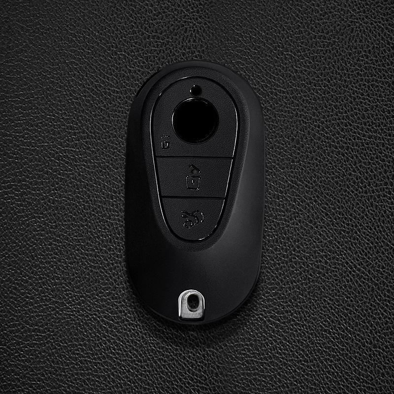 Applicable To Mercedes-Benz Key Cover, New A-class C-class E-class S-class A200L Bag C260L Buckle E300L All-inclusive Protective Case чёрный