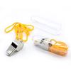 Stainless Steel Coach & Survival Whistle with Lanyard - Loud Outdoor Sports & SOS Signal