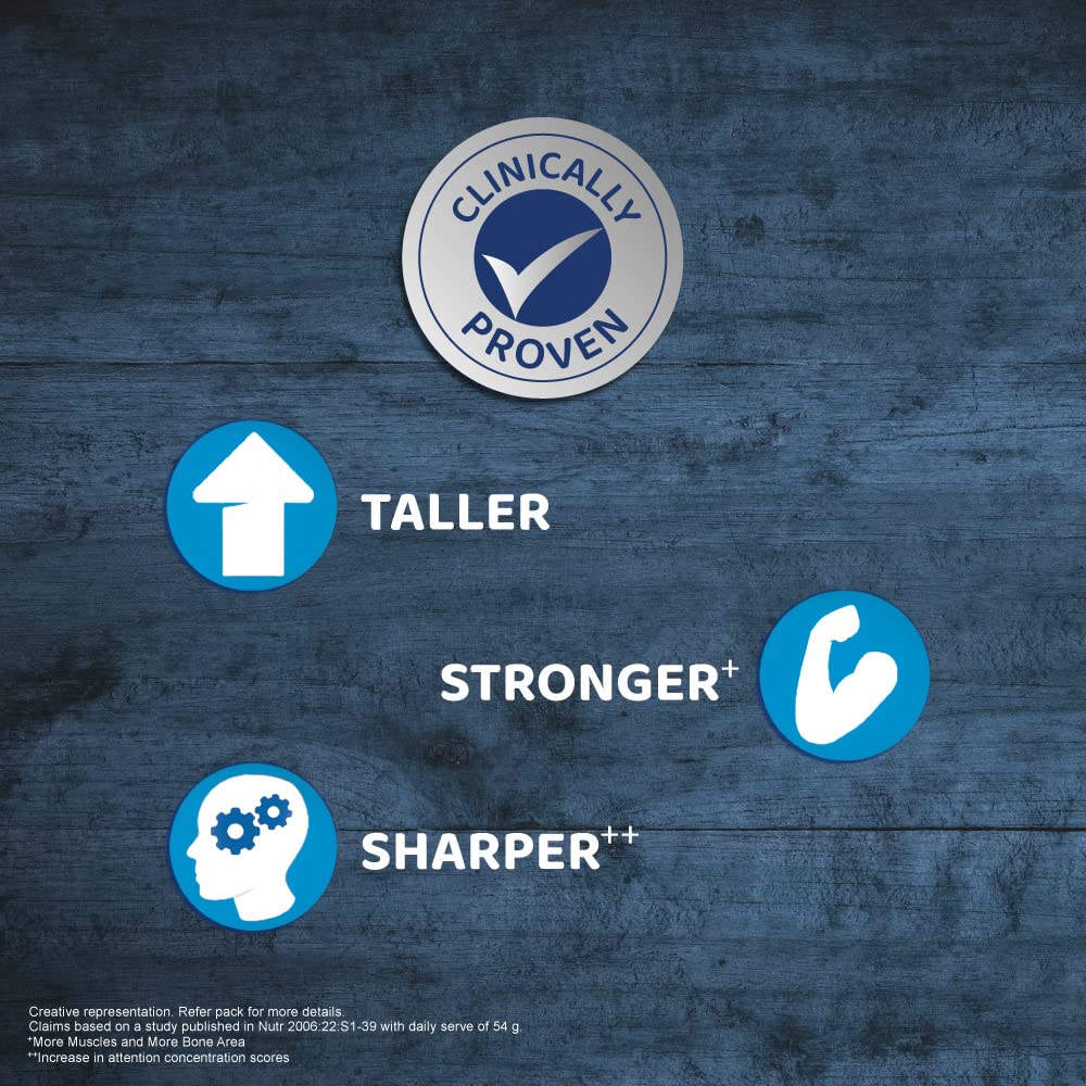 Horlicks Hirse-Schokoladengetränk 600 g, 1er-Pack | Nährstoffreiches Mehrkorn-Schokoladengetränk aus Hirse