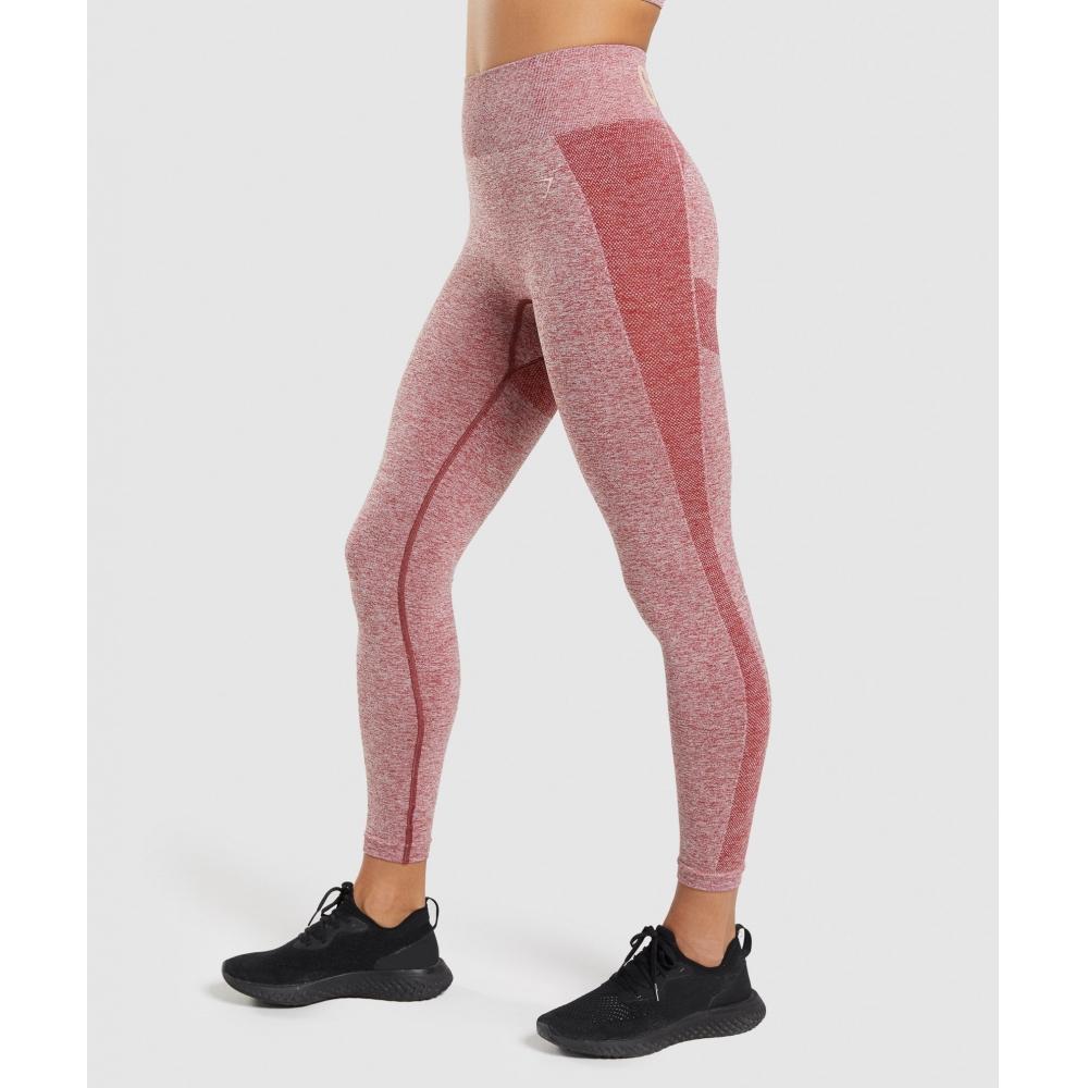 Gymshark Flex High Waisted Leggings Burgundy Marl B1a2q Rbb6