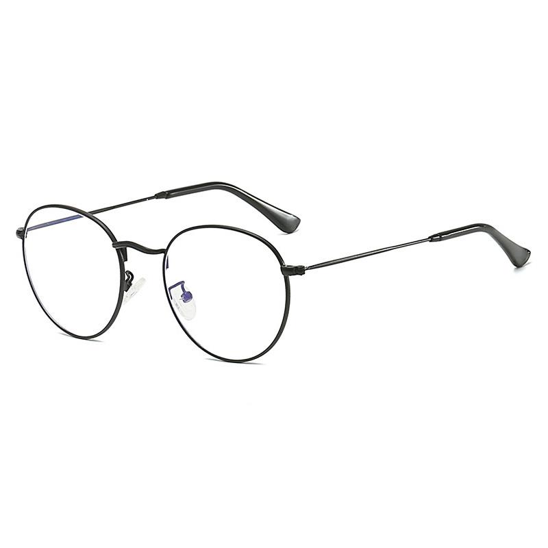 Classic Anti-Blue Light Glasses Metal Frame Fashion Round Metal Optical Frames Computer Glasses