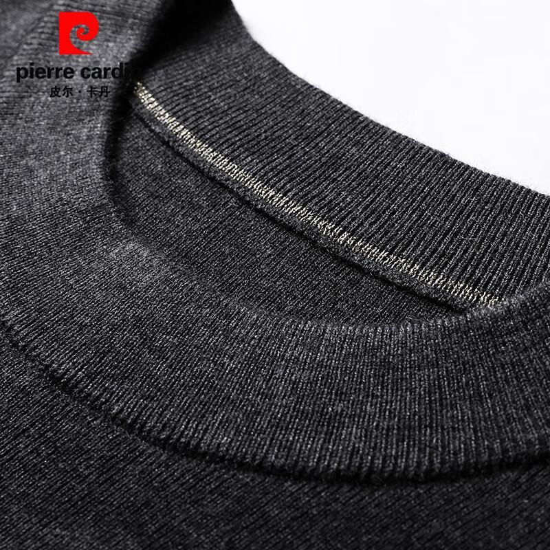 Pánský pletený svetr Pierre Cardin s falešným rolákem a krátkým rukávem ze směsi vlny