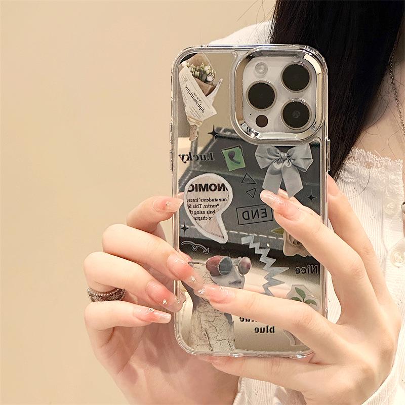 Zhitai Apple Nische Spiegelhülle für iPhone 13Pro/14ProMax/15Pro