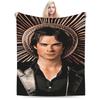 Стильное одеяло Damon Salvatore Ультрамягкий бархат Уютное плед Машинная стирка