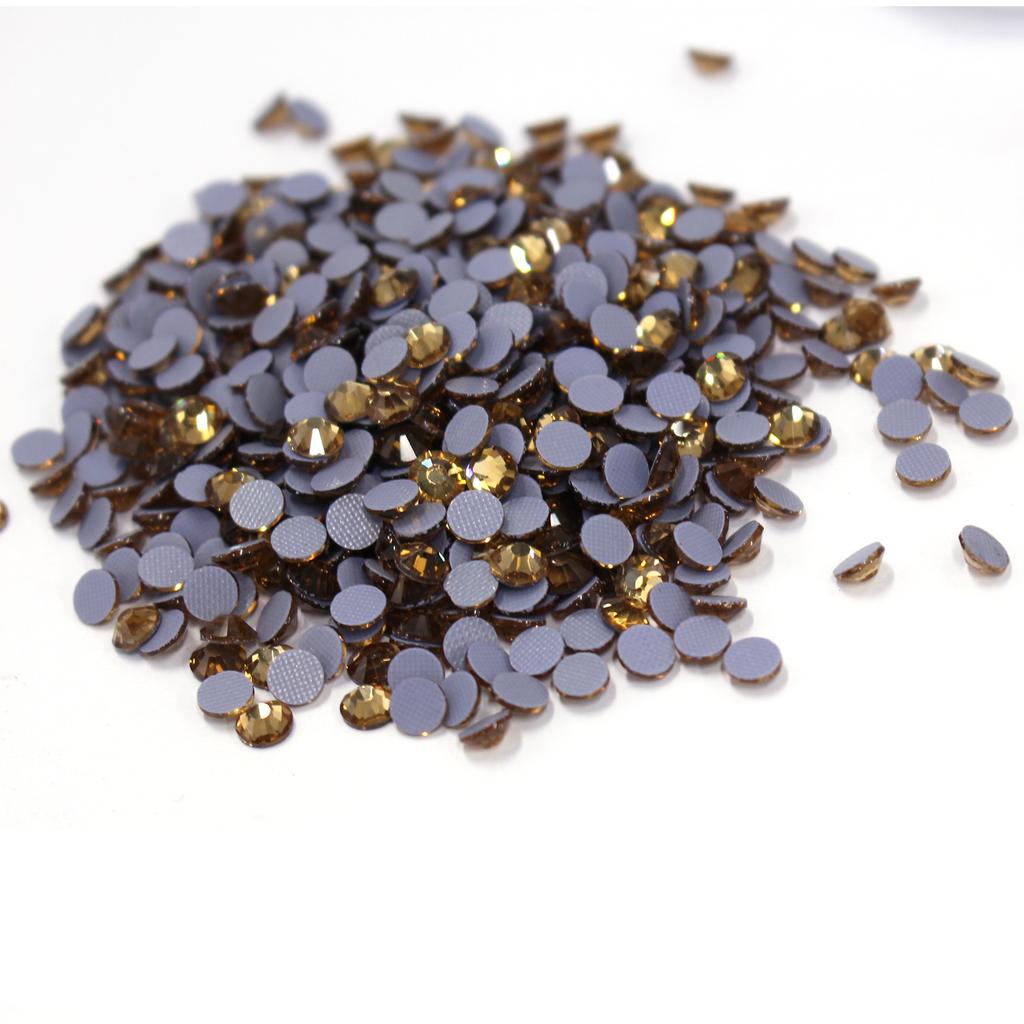 High Quality Glass MC Flat Bottom Hot Fix Rhinestone Eco-Friendly Loose Rhinestones for Shoes Bags Garment Processing