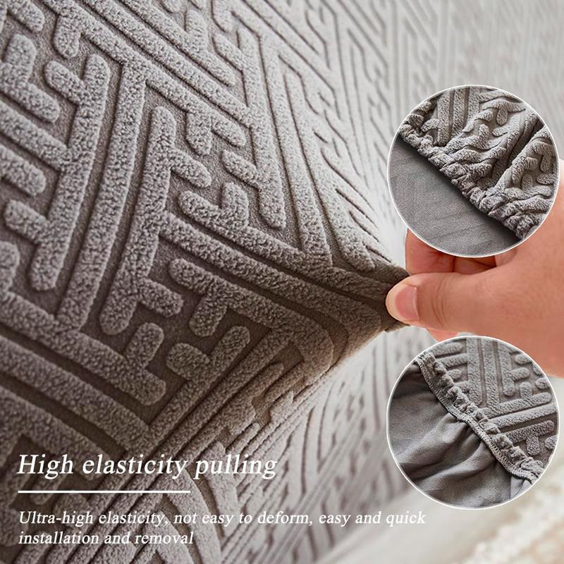 Unicolor Woven Fabric Jacquard Fabric Headboard Covers Form Fitting Cover,Form Fitting Bed Headboard,Bed Head Cover Form Fitting Cover Backrest