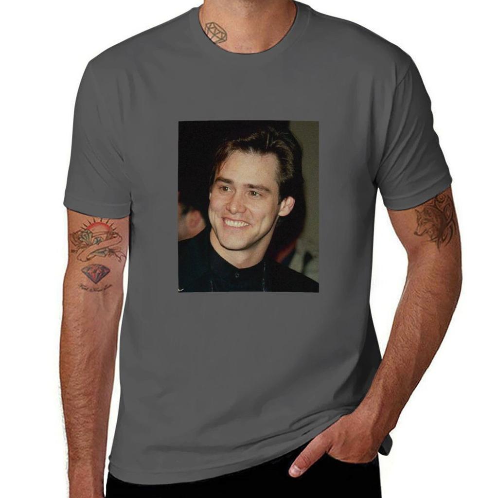 T-shirt Jim Carrey Robusta Casual da Lavoro