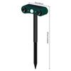 Smart Solar Ultrasonic Outdoor Animal and Bird Repellent with Infrared Sensing and Flashing Alert