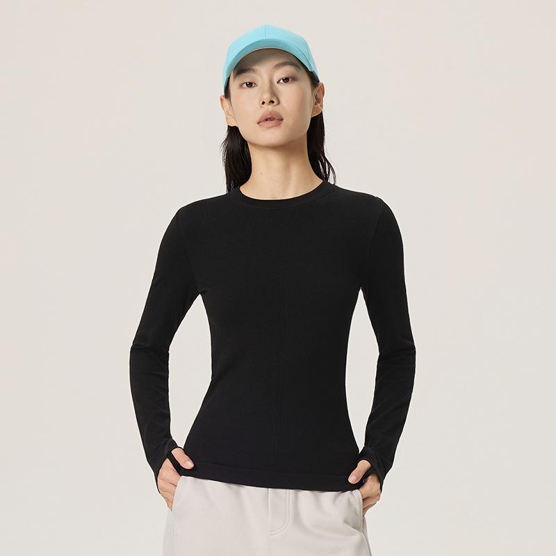 Merino Wool & Lenzing Tencel Long Sleeve Seamless Casual Sports Tee