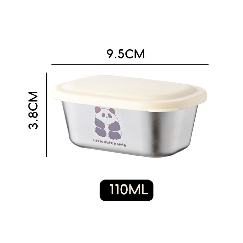 304 Stainless Steel Seasoning Box Leak-proof Condiment Containers Portable Sauce Cup