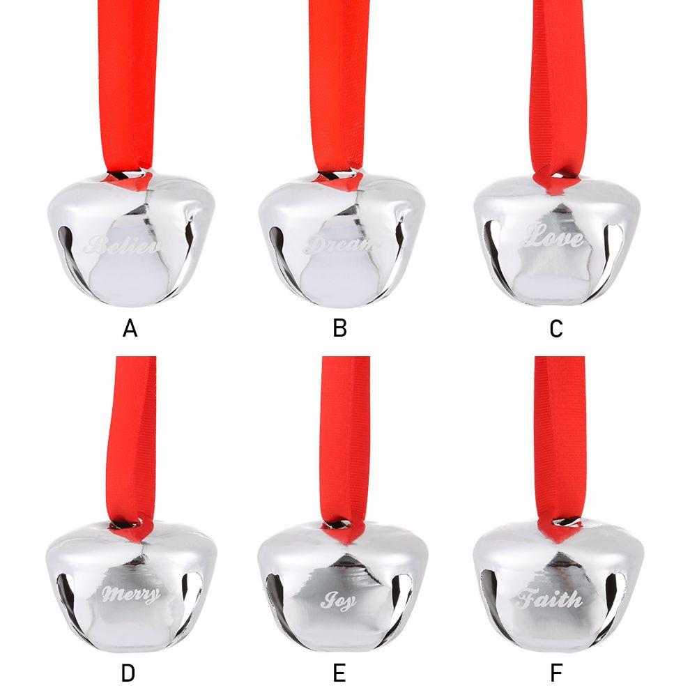 Decoration Craft DIY Christmas Believe Bells Ornament Christmas Jingle Bells Joy