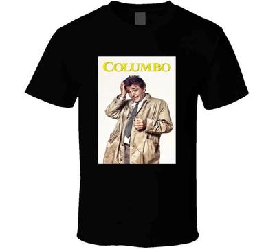 Maglietta Columbo Serie Televisiva Giallo Americano T-Shirt
